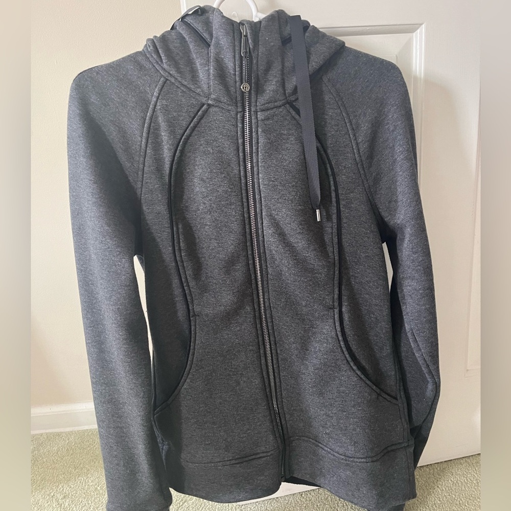 Lululemon Full zip funnel neck scuba hoodie size 6